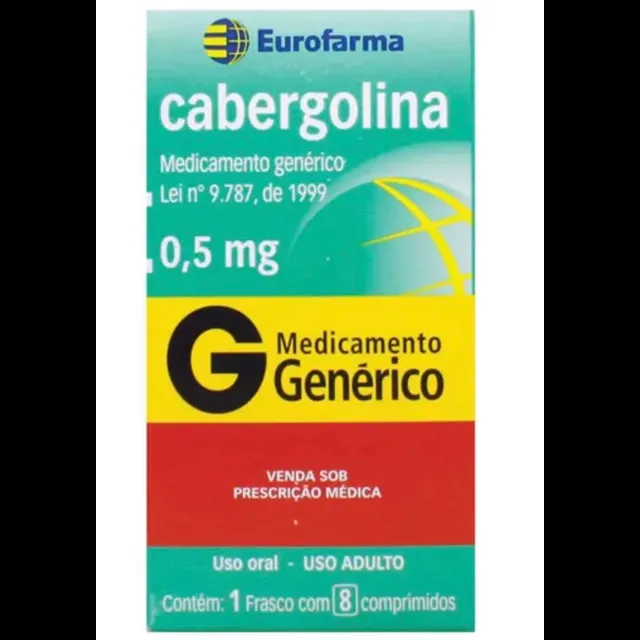Cabergolina 8 Comprimidos