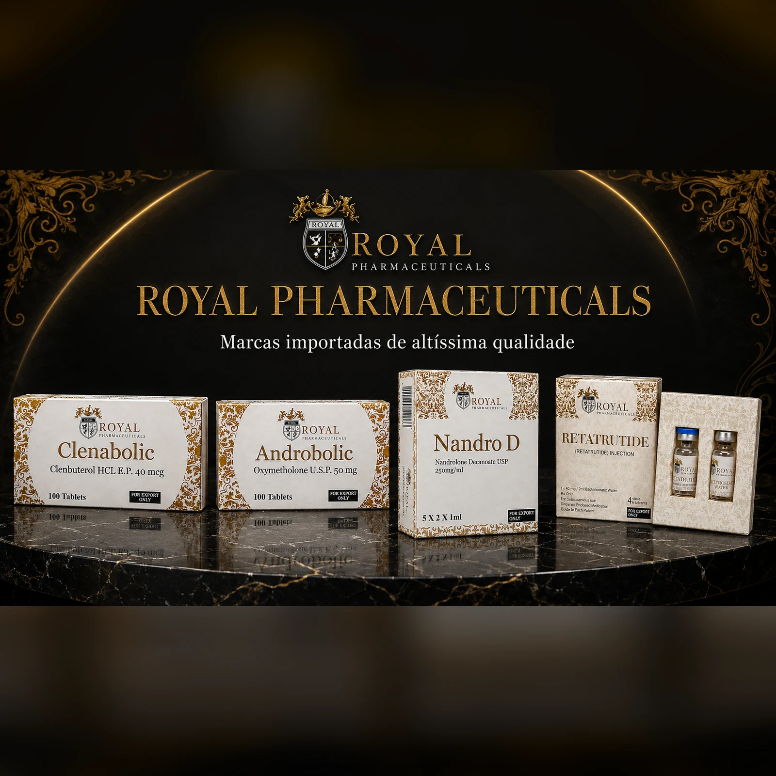 Royal Pharmaceuticals - Marcas importadas de altíssima qualidade